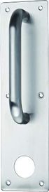 Edelstahl-interner Tür-Hebelgriff auf Platte mit Maschinen-Schlüssel