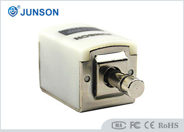 Rundkopf-elektrischer Kabinett-Verschluss mit weißem Verbindungsstück, Wahl 12V oder 24V