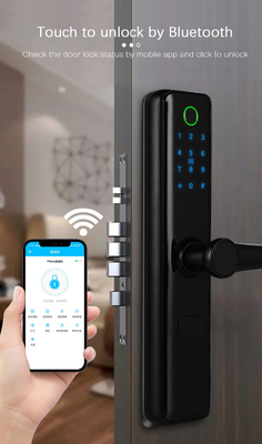 FCC-Schwarz-Bluetooth-Fingerabdruck-Sensor-Türschloss-Standard 6068 für Wohnungen