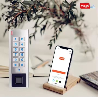 Tuya App Wasserdichtes Metallgehäuse WIFI RFID Smart Lock Fingerabdruck Zugangskontrolle