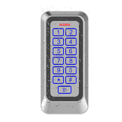 Metallgehäuse Outdoor IP67 EM/MF Kartenleser Zutrittskontrolle mit Hintergrundbeleuchtung Tastatur
