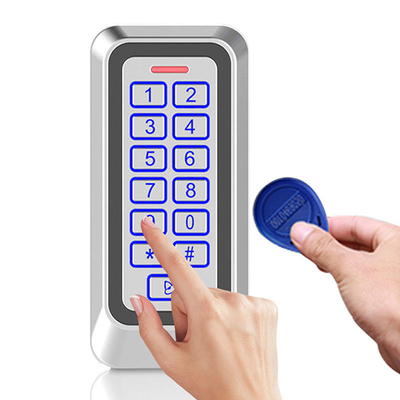 Metallgehäuse Outdoor IP67 EM/MF Kartenleser Zutrittskontrolle mit Hintergrundbeleuchtung Tastatur