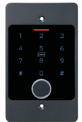 Outdoor Wasserdichtes Metallgehäuse Smart Tuya Wifi Standalone Eingebettete Fingerabdruck-Zugangskontrolle mit Tastatur