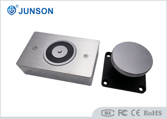 Elektromagnetischer Türöffner aus Edelstahl 304 mit manueller Entriegelungstaste für 12V/24V DC-Betrieb