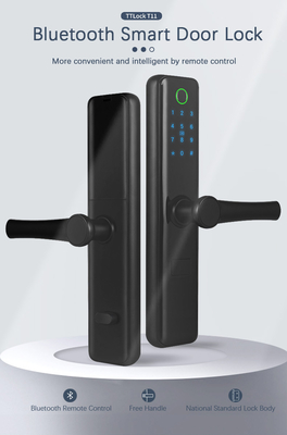 AlarmTT-Verschluss App-Fingerabdruck-Eingangstür-Verschluss-Aluminiumlegierung der geringen Energie 4.5V für Haus