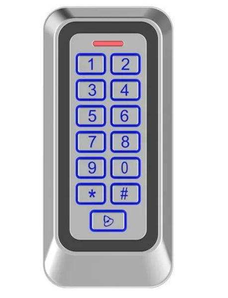 Wasserdichtes IP67 Metallgehäuse RFID Karten-Tastatur Stand-Alone Zutrittskontrolle mit 1000 Benutzern