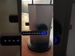 Stellen Sie die Tuya-App für das Fingerabdruck-Türschloss mit schwarzem quadratischem Griff und schneller Schlossidentifizierung für Sie vor