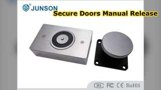 Manuelle Entriegelung des Türhalters aus Edelstahl